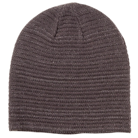 NWT Hat Attack Sparkle Beanie & Gloves Set, Gray - Picture 3 of 6